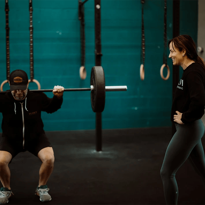 Hadley Wuertz coaching at Anthem Strength & Conditioning