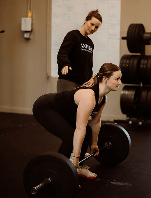 olympic lifting class at Anthem Strength & Conditioning